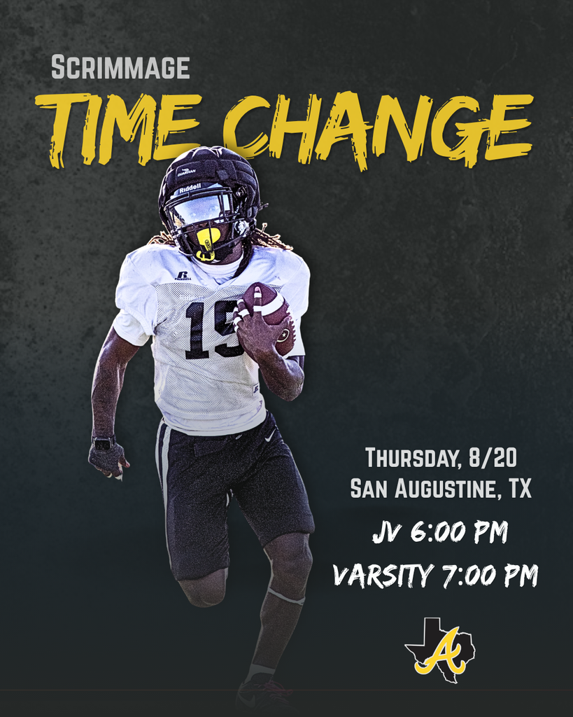 Scrimmage Time Change