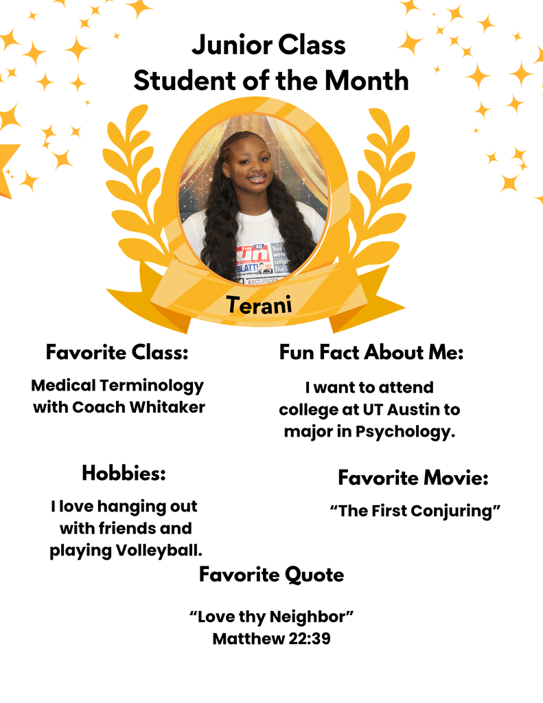 Student of the Month