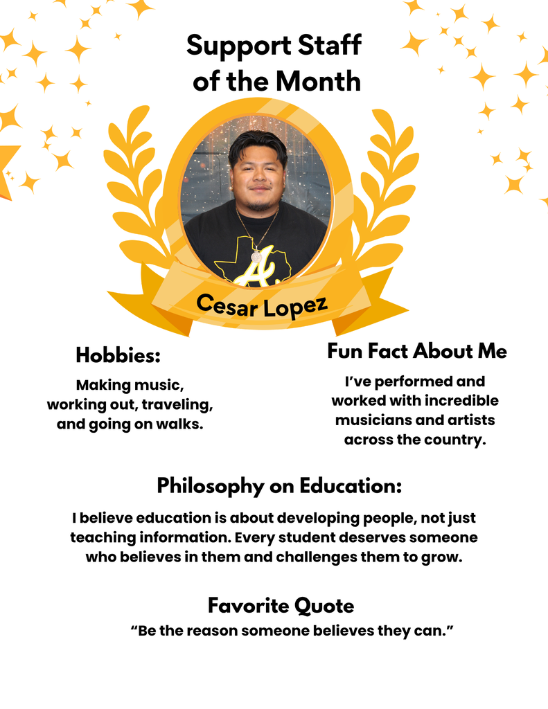 Staff Member of the Month