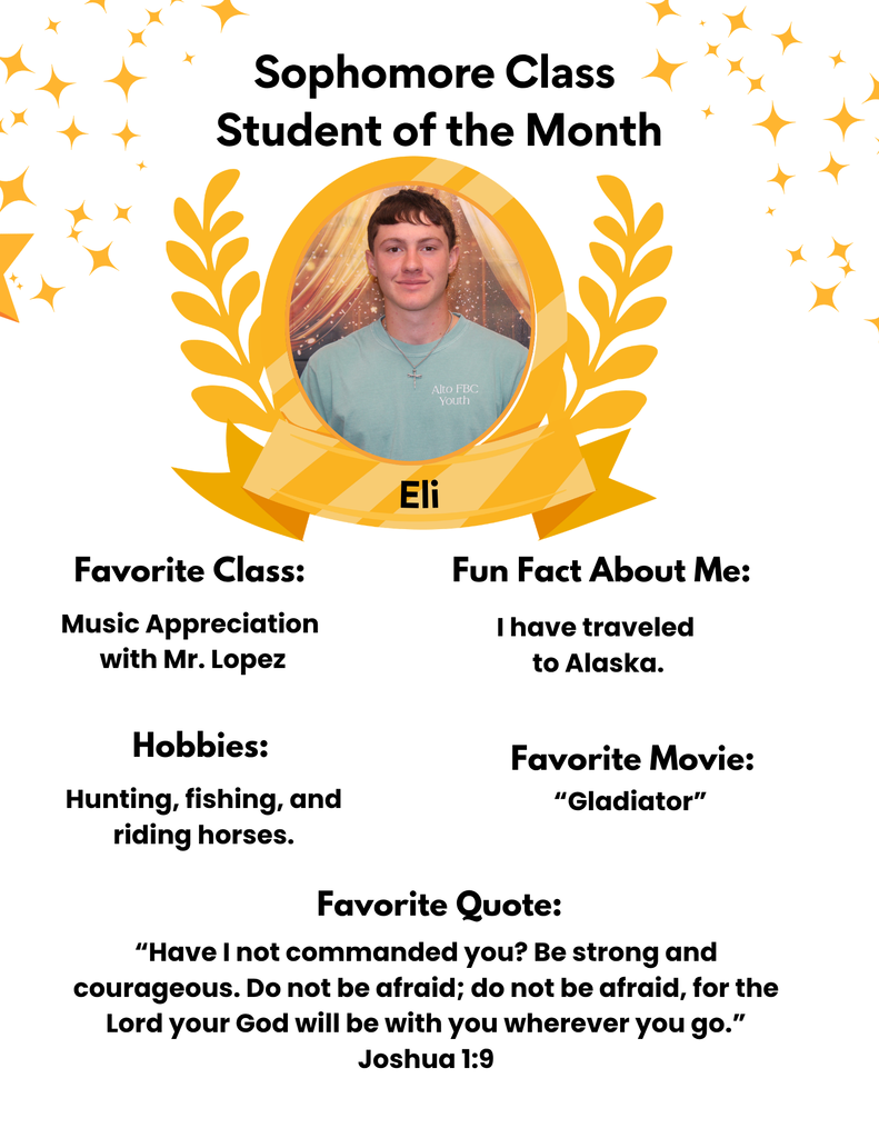 Student of the Month