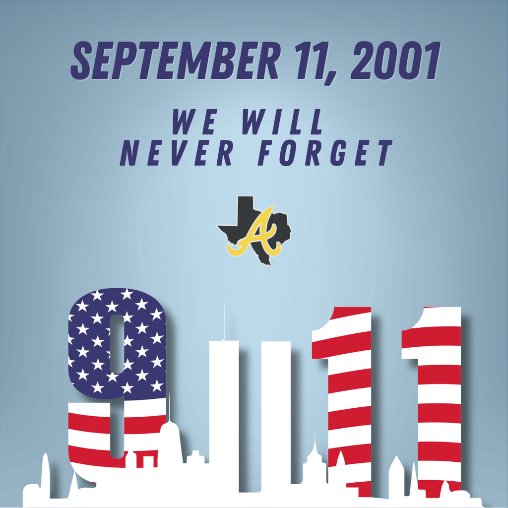September 11, 2001. We will never forget.