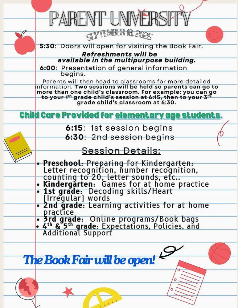 Parent Information Night at Alton Elementary