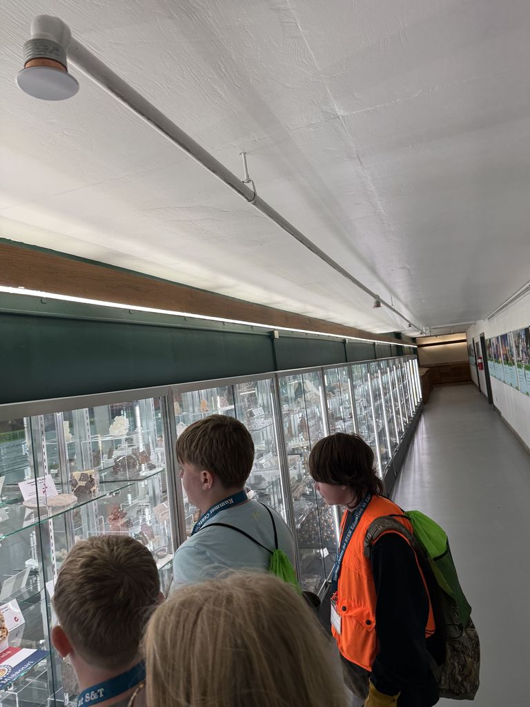 At the end of the day, we toured the Mineral Museum.