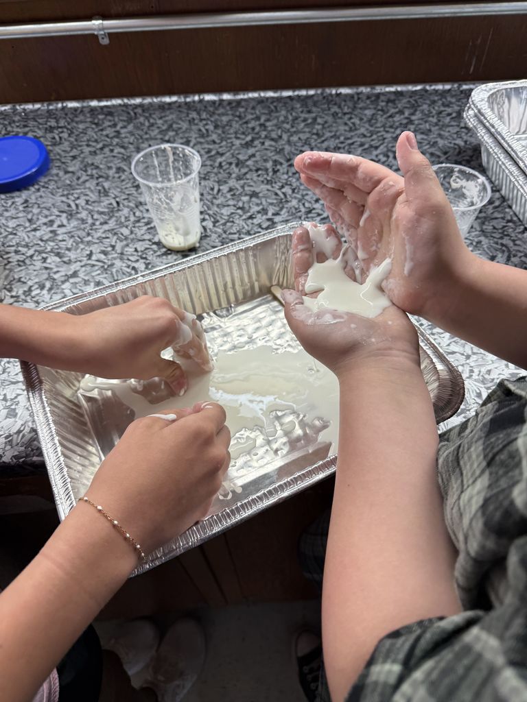 Oobleck! The mechanics of oobleck took some adjusting to get used to.