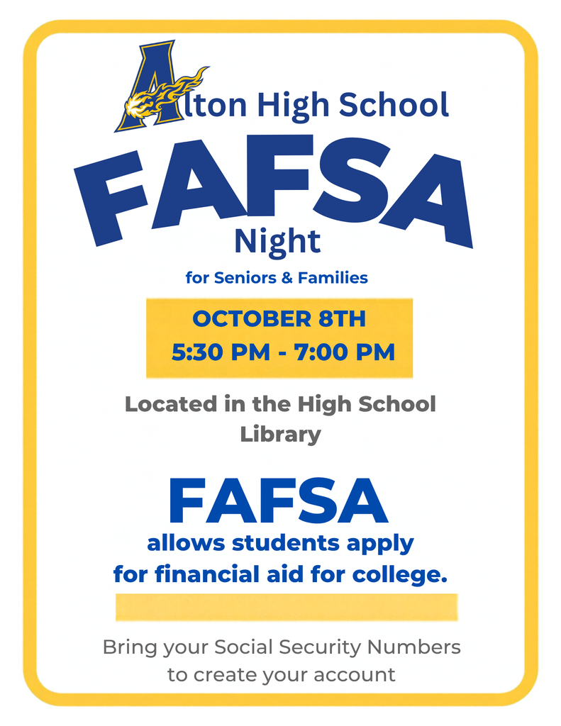 Alton High School FAFSA Night.