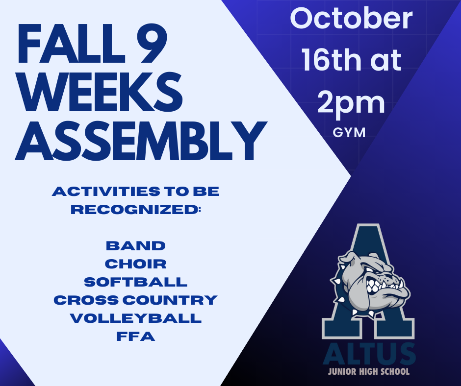 Fall 9 wks assembly