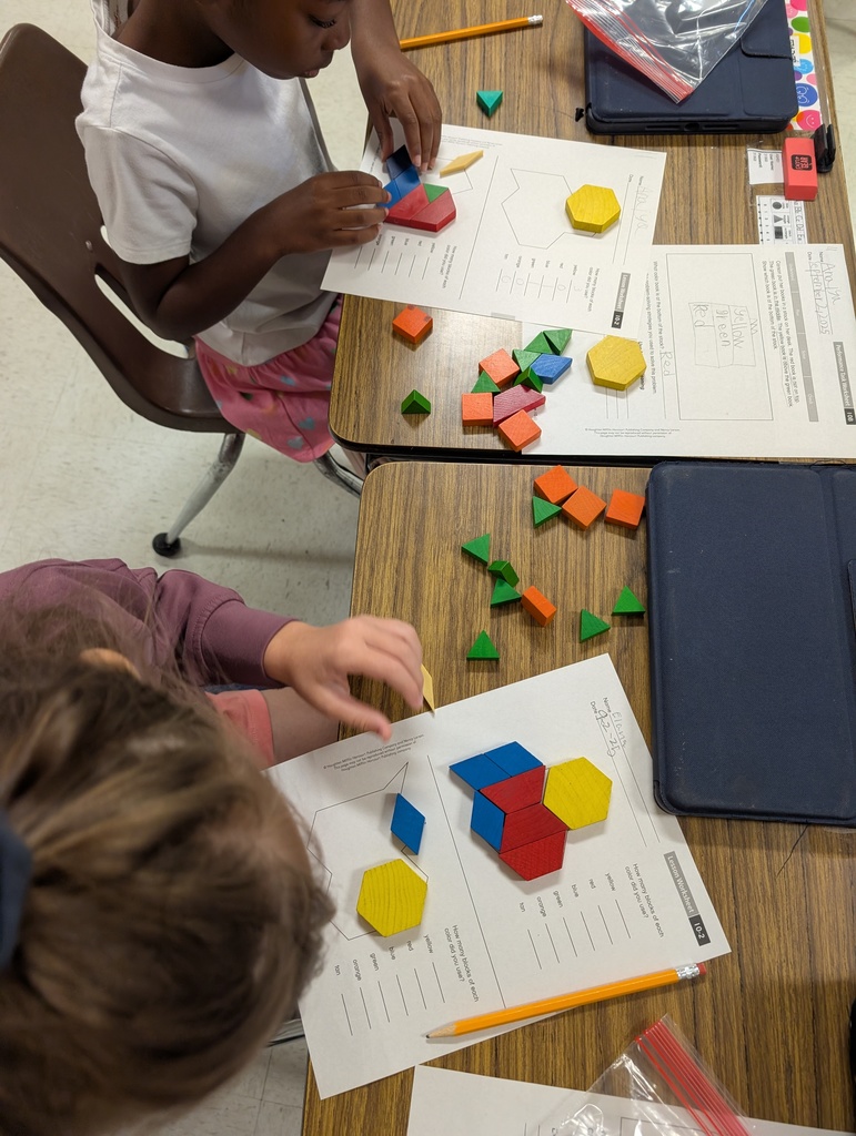 Students using patterns.