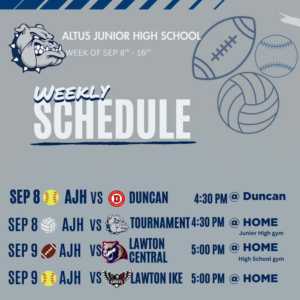 Weekly Schedule 9-8-25a