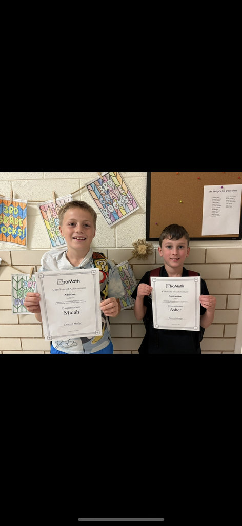 students with their certificates