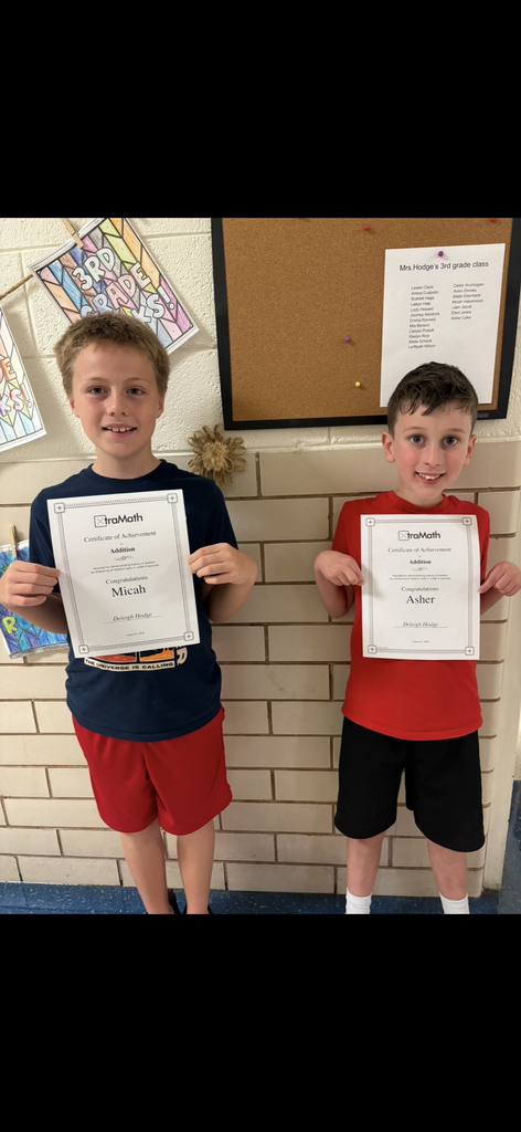 students with their certificates