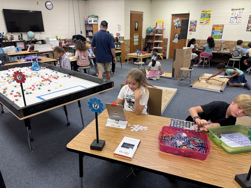 Students doing STEM.