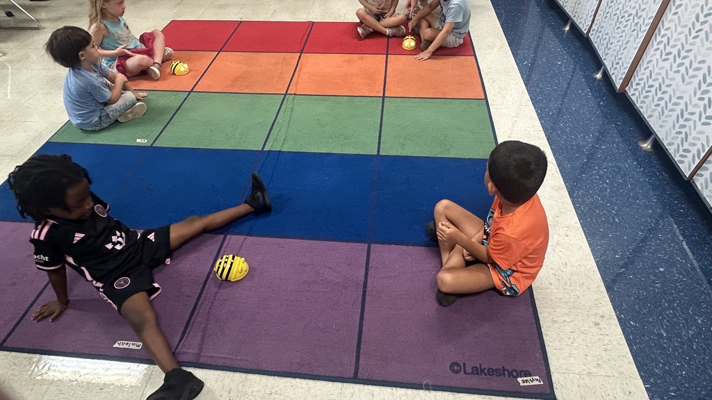 Students enjoying STEM activities.