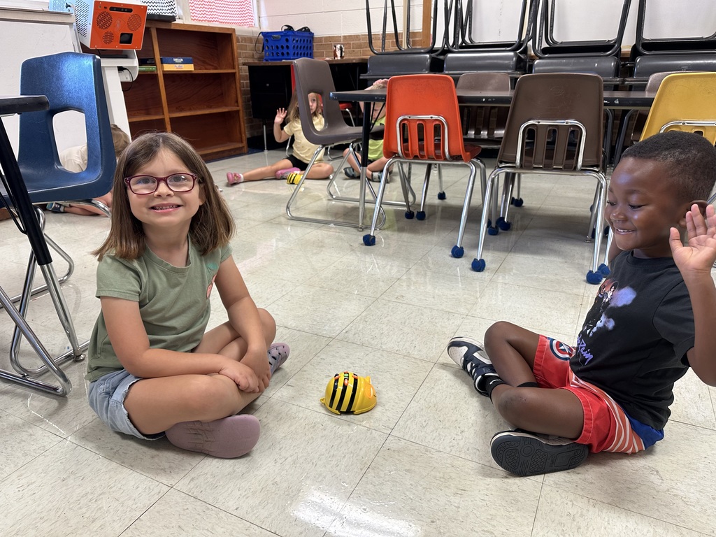 Students enjoying STEM activities.