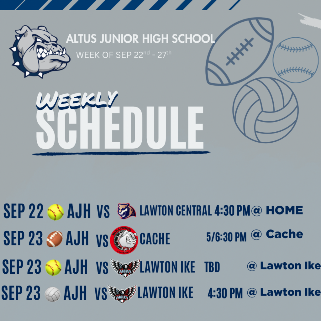 Sports schedule 