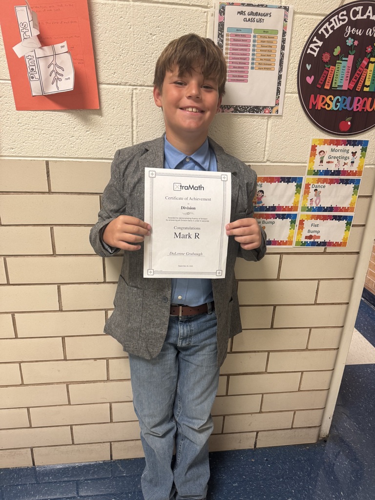 Student with her certificate.