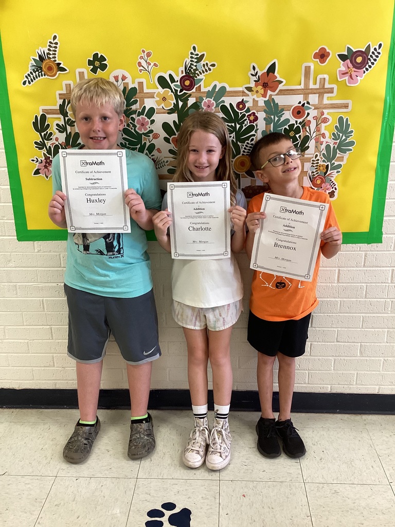 students with their certificates