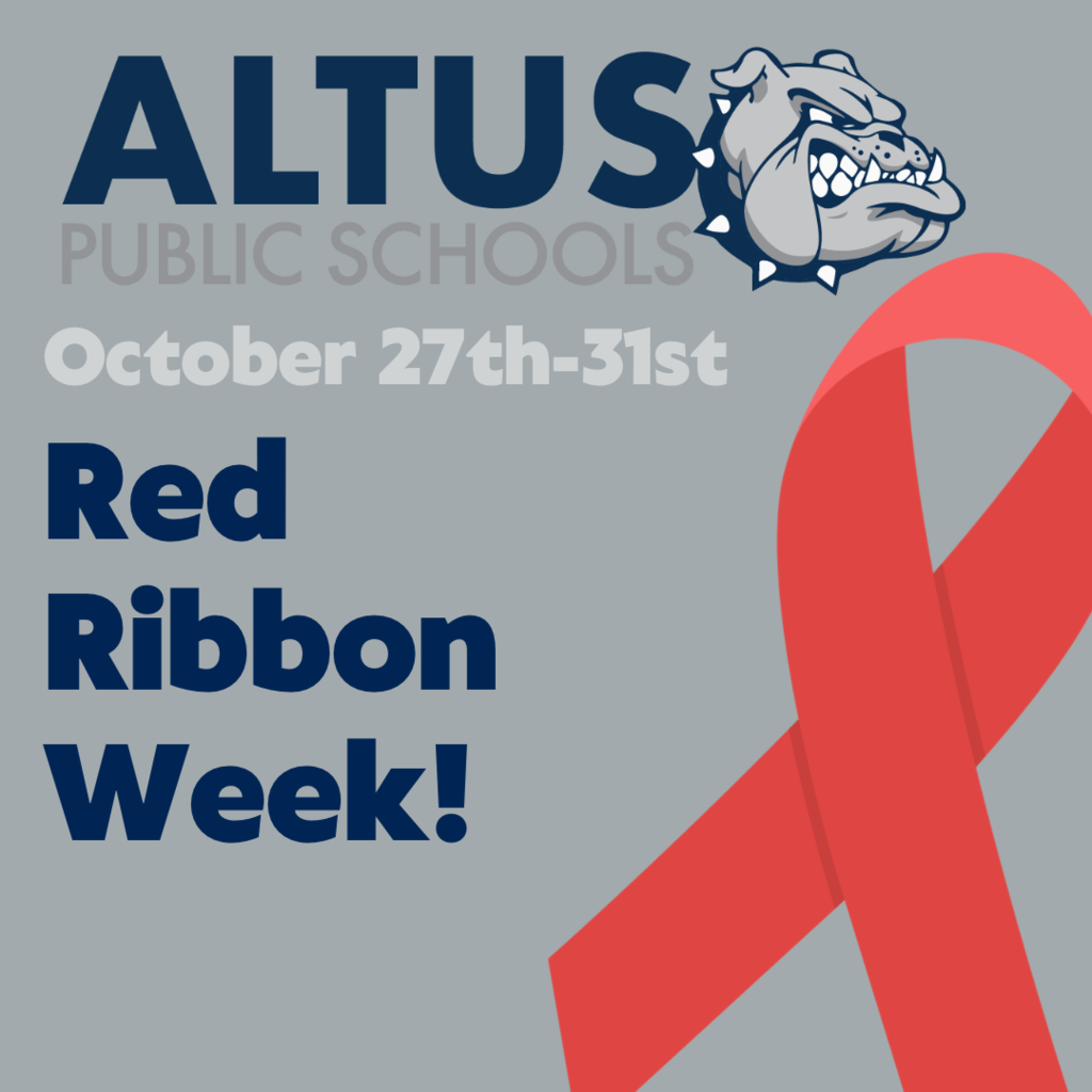 Red Ribbon Week! October 27th-31st