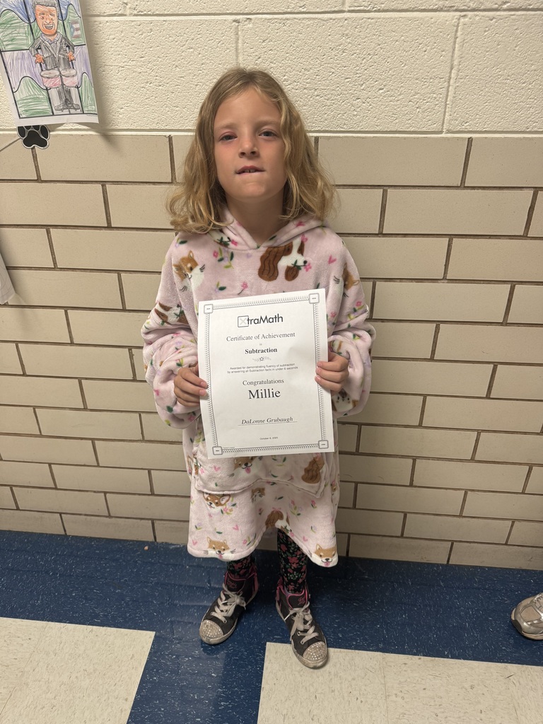 student with their certificate