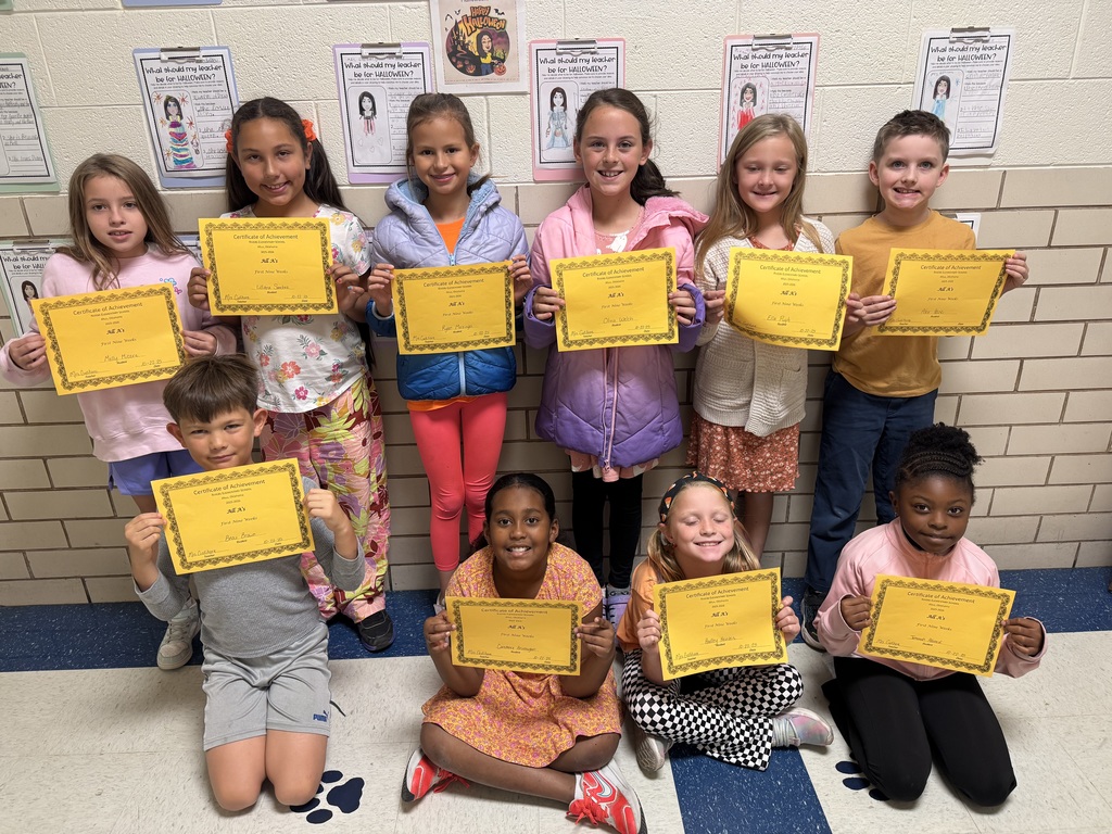 students with certificates