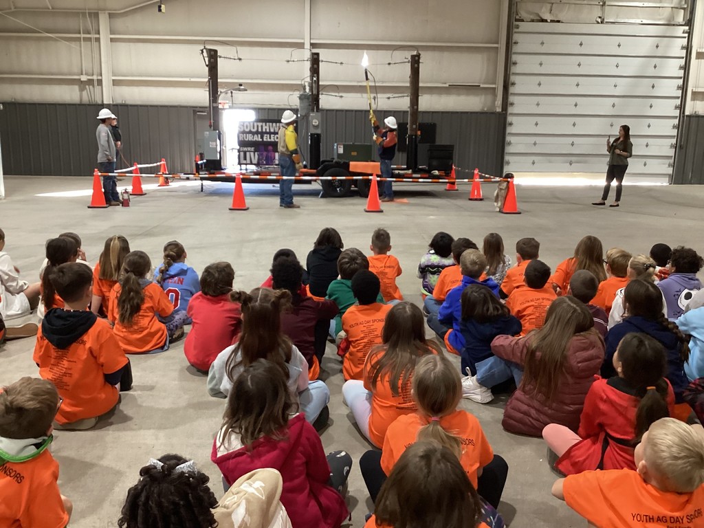 students learning about ag