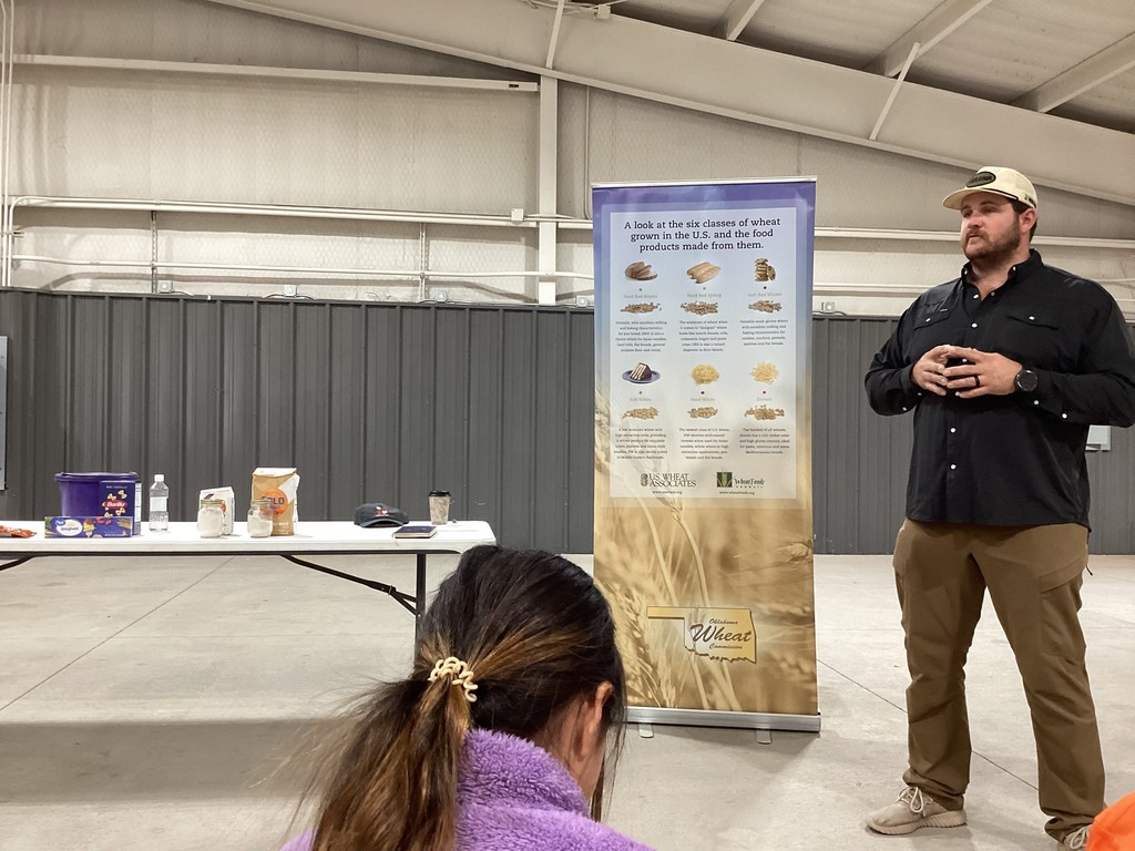 students listening to a speaker