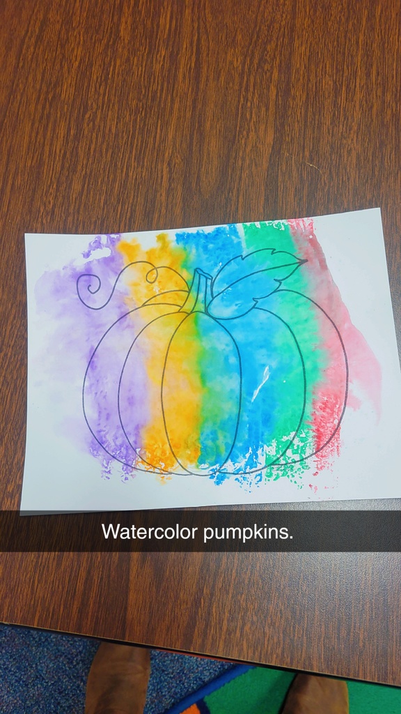 watercolor pumpkins