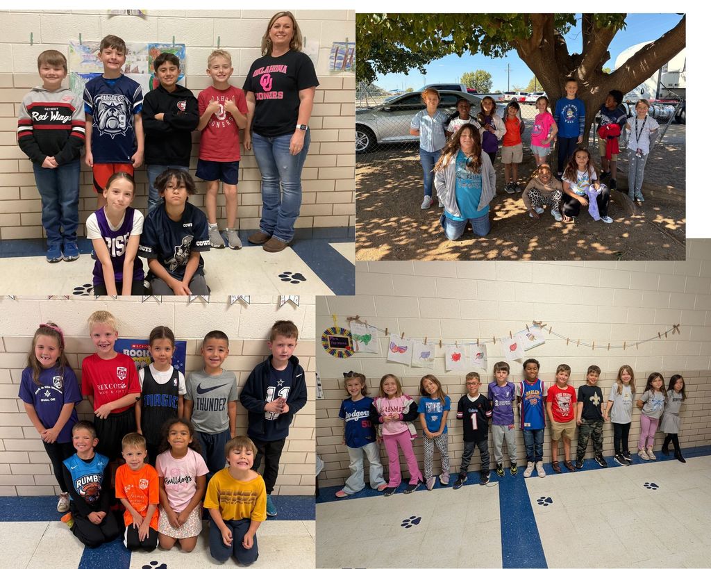 students wearing sports wear