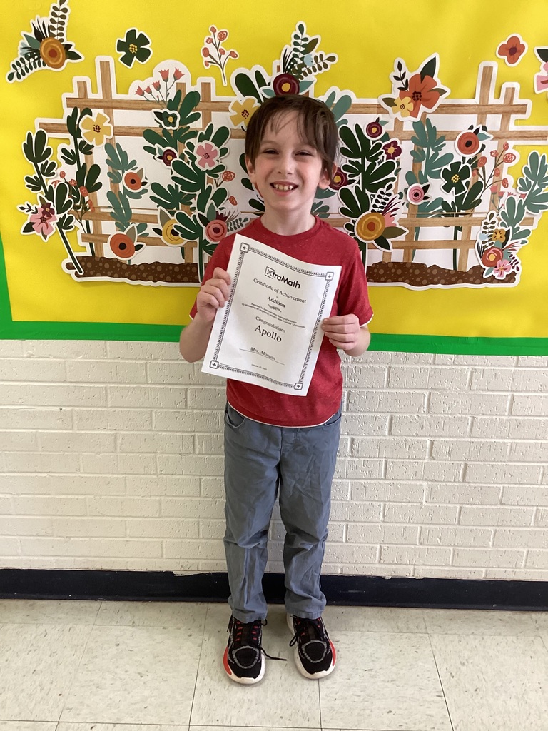 student with certificates