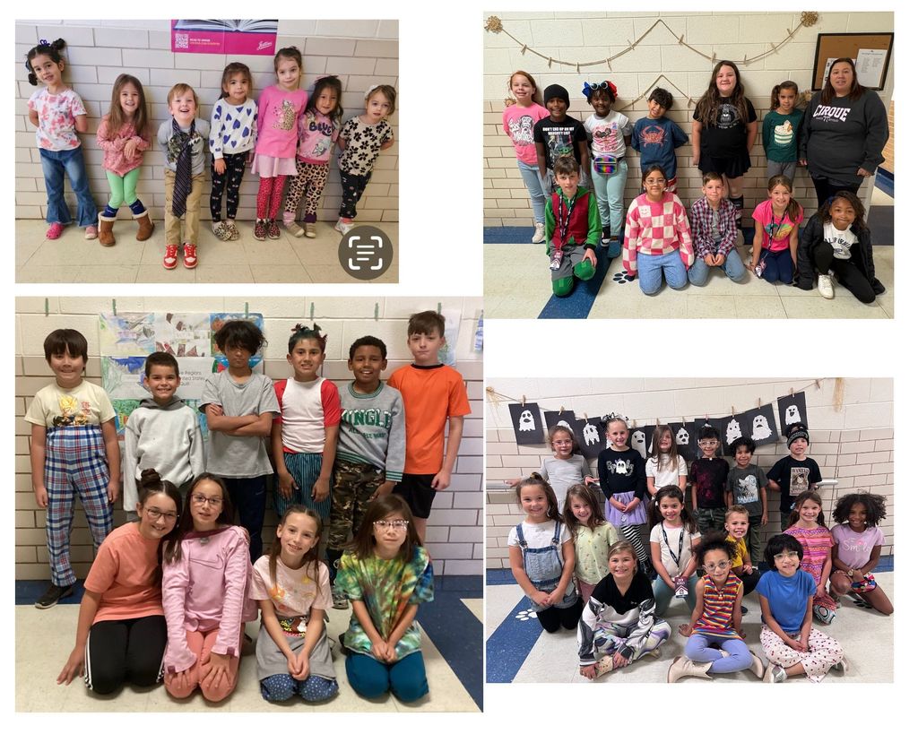 students wearing wacky clothes