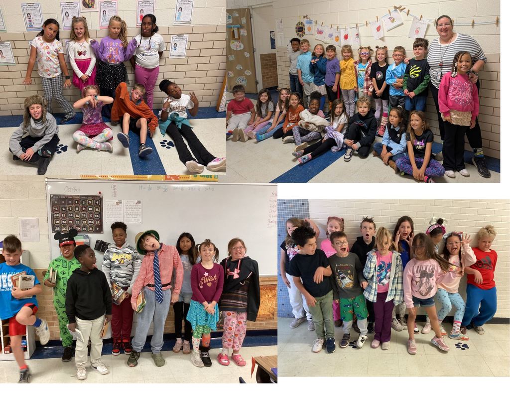 students wearing wacky clothes