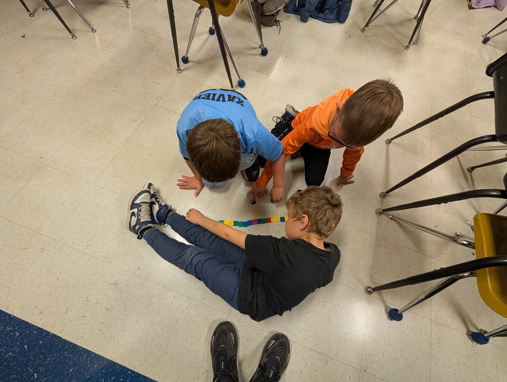 students measuring things
