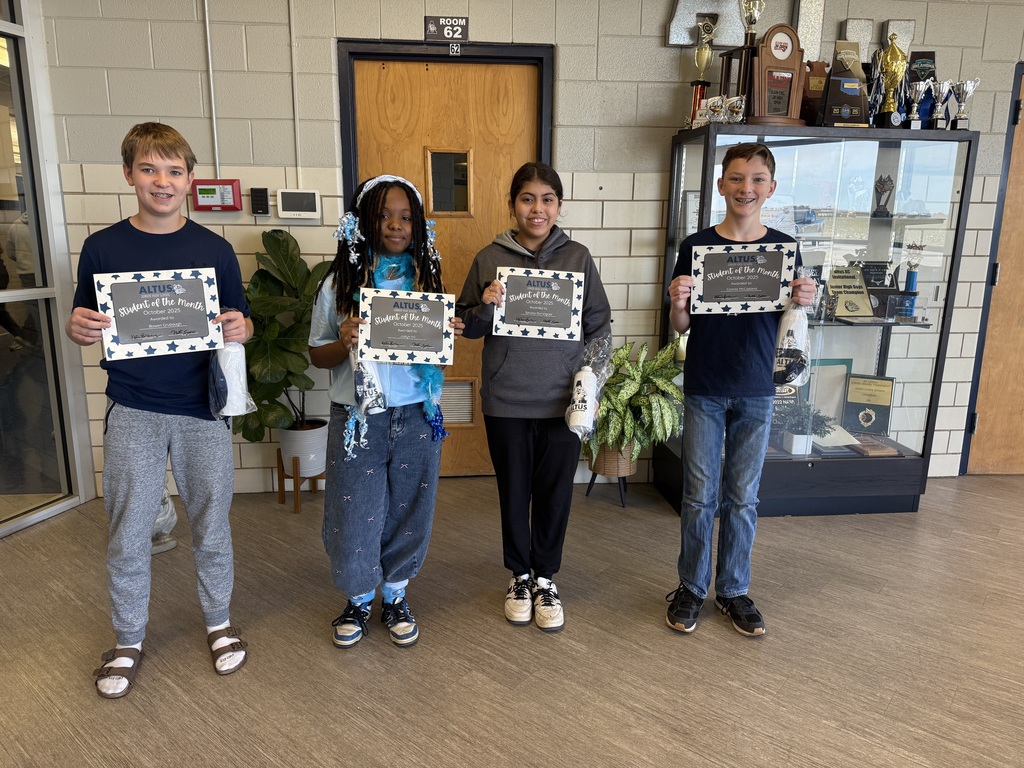 October Students of the Month