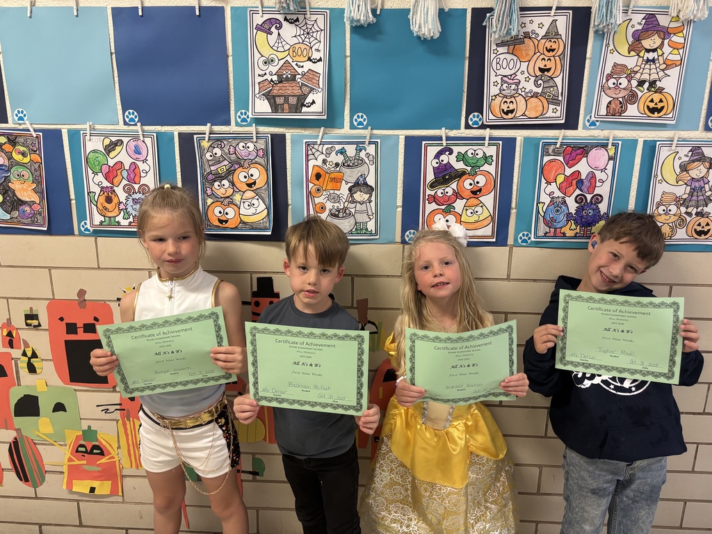 students with their certificates