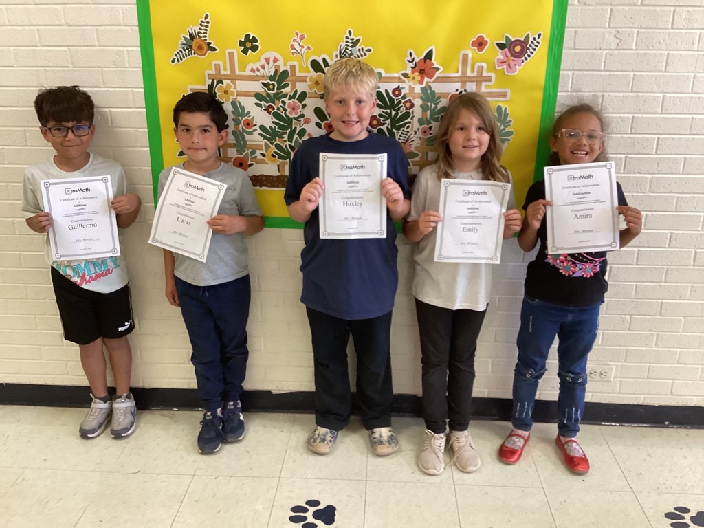 students with certificates