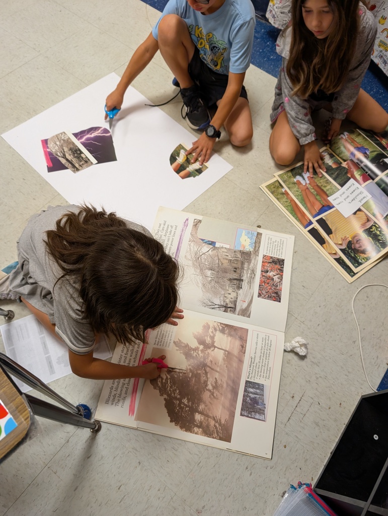 students working on their patterns