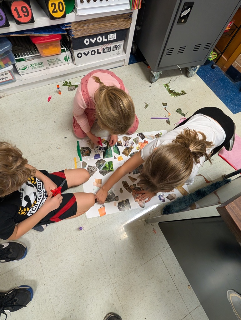 students working on their patterns