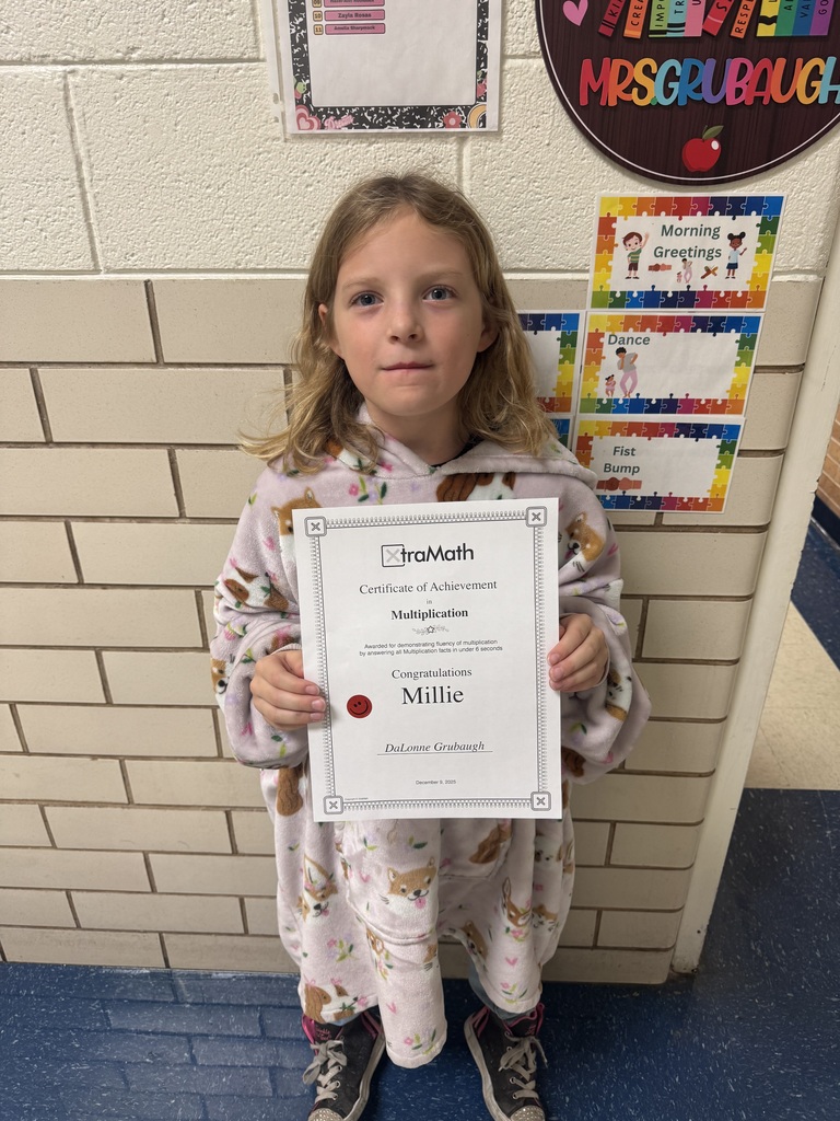 student with her certificate