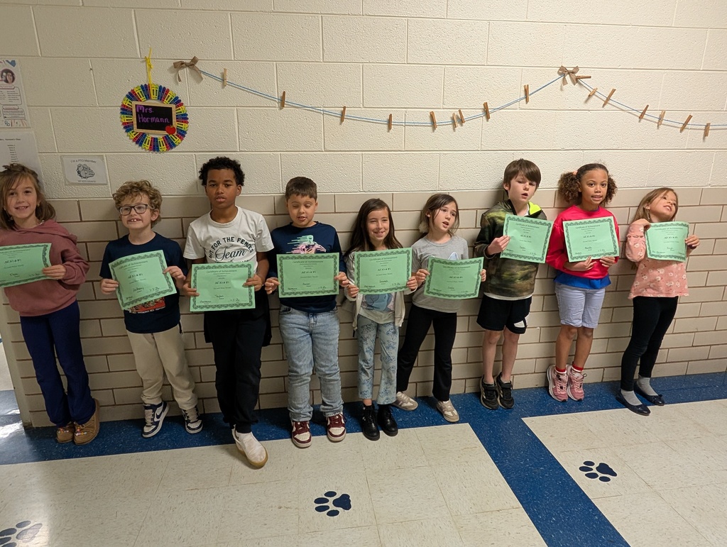 students with their certificates