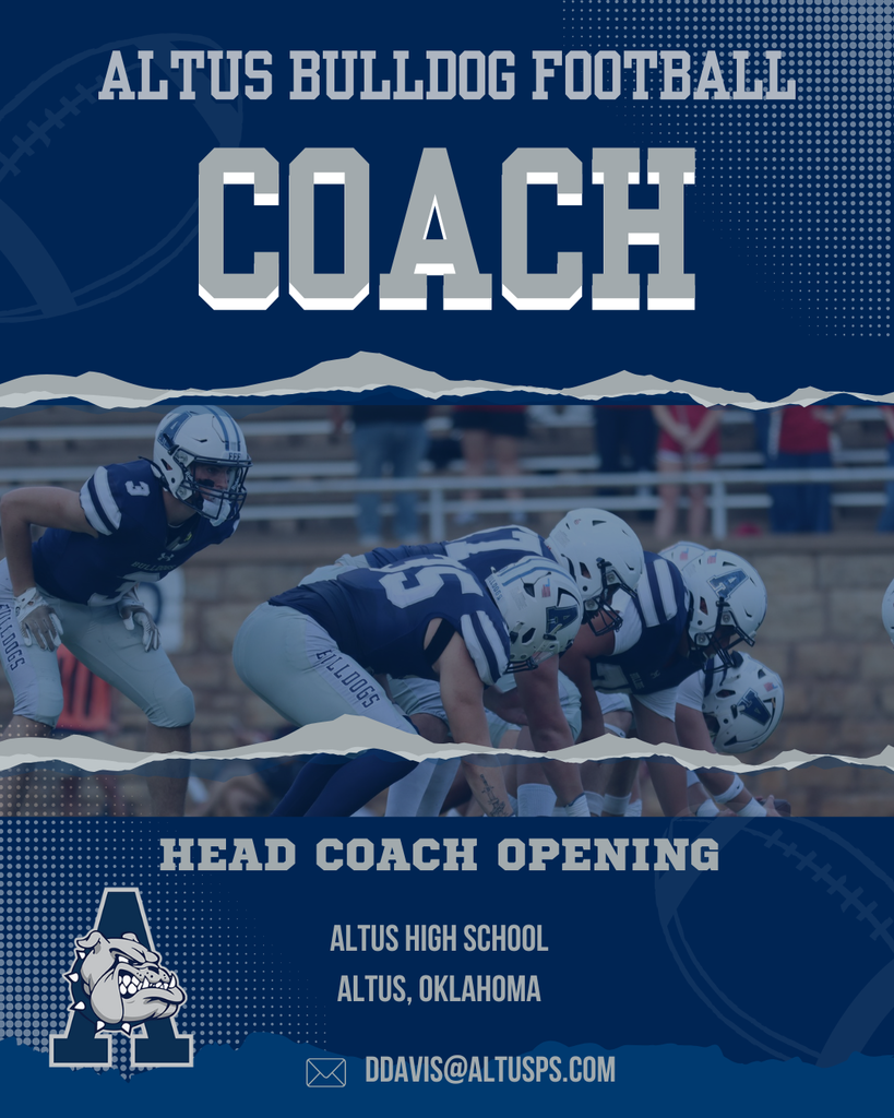Altus Football Coach Opening