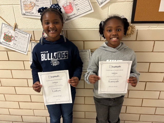 students with certificates