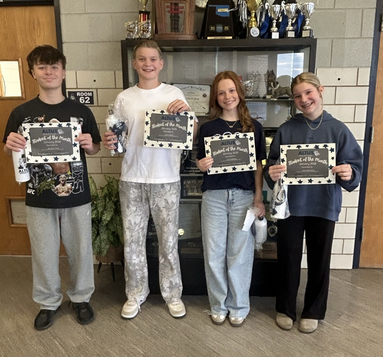 January Student of the Month