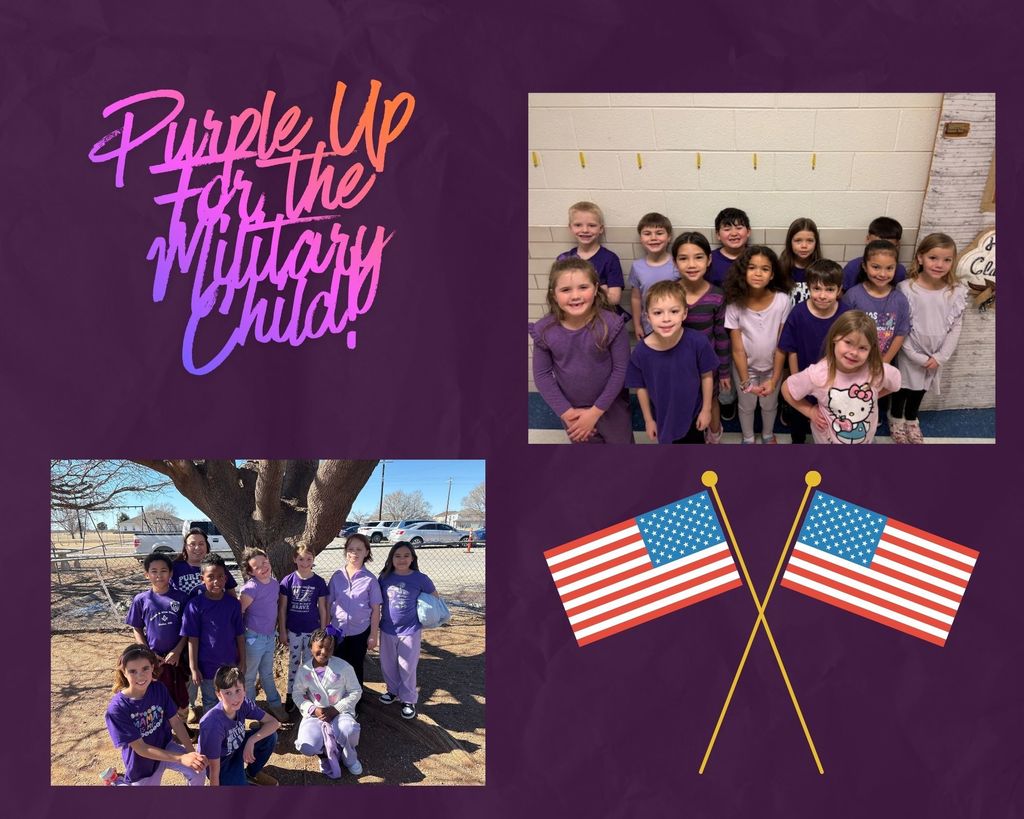 pictures of students in purple