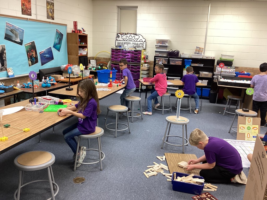 Students doing STEAM