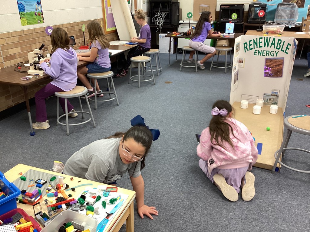 Students doing STEAM