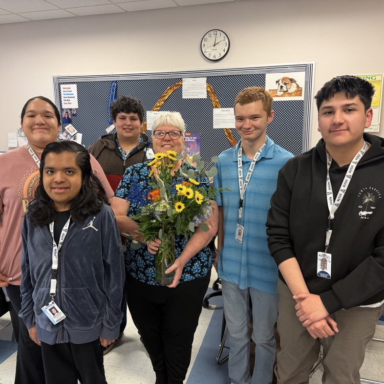 Congratulations Teresa Lobaugh, our support staff employee of the year at Altus high school!