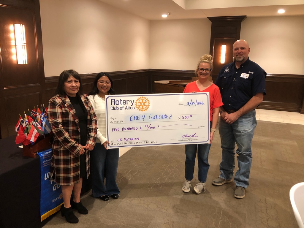 March junior Rotarian—Emely Gutierrez