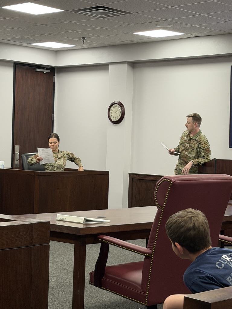 Students listening to a presentation.