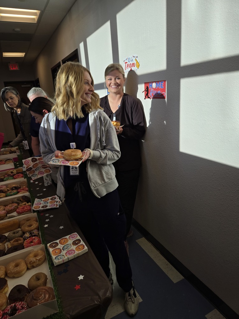 Teachers Appreciation donuts and coffee