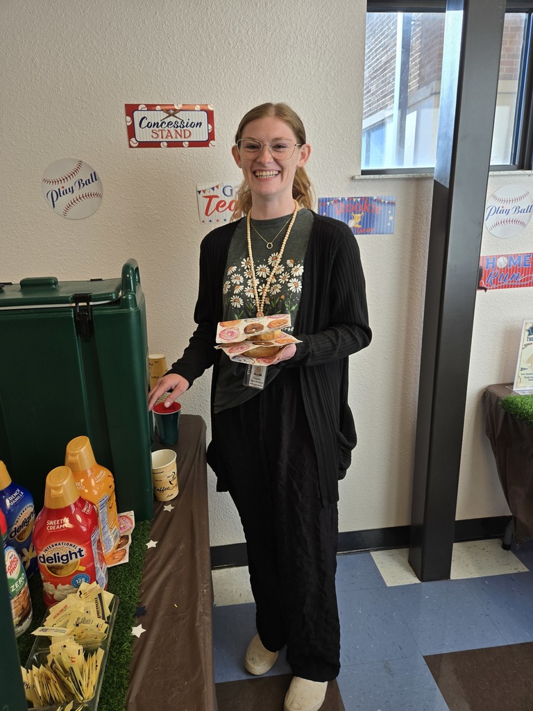 Teachers Appreciation donuts and coffee