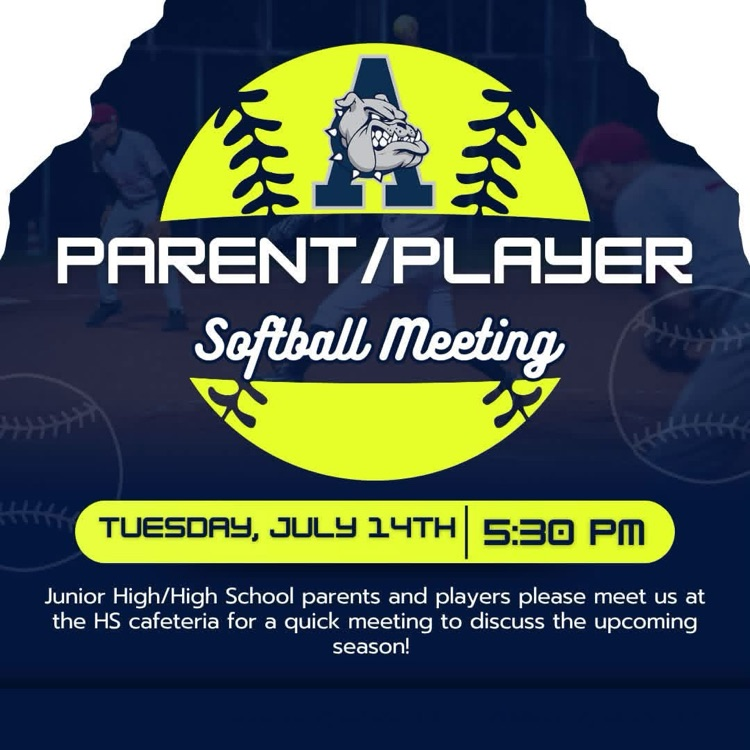softball meeting flyer